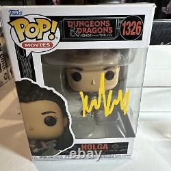 Michelle Rodriguez Signed Funko Pop Dungeons & Dragons Holga Psa Dna Coa