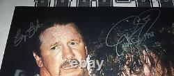 Mick Foley Terry Funk Signed 16x20 Photo PSA/DNA COA WWE Hell in a Cell Picture