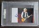 Mick Jones Signed Photo Psa/dna Coa Slabbed Foreigner Autographed Music Psa