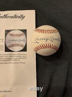 Mickey Mantle Autographed Baseball PSA/DNA COA