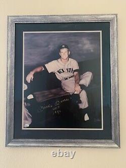 Mickey Mantle Signed Autographed 16x20 Gallo Photo No. 7/ 1956 Psa Dna Coa