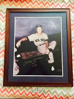 Mickey Mantle Signed Autographed 16x20 Gallo Photo No. 7/ 1956 Psa Dna Coa