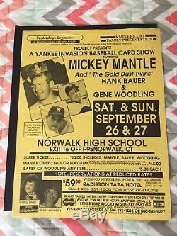 Mickey Mantle Signed Autographed 16x20 Gallo Photo No. 7/ 1956 Psa Dna Coa