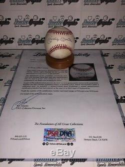 Mickey Mantle Signed Autographed Psa Dna Full Letter Coa Official Al Baseball