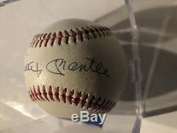 Mickey Mantle Signed Baseball PSA DNA Full Letter COA Yankees