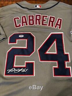 Miguel Cabrera Signed Detroit Tigers Jersey PSA DNA Coa Autographed