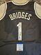 Mikal Bridges Autographed/signed Jersey Psa/dna Coa The Brooklyn Way Inscribed