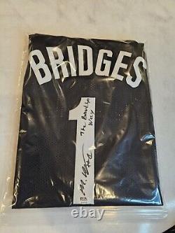 Mikal Bridges Autographed/Signed Jersey PSA/DNA COA The Brooklyn Way Inscribed