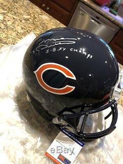 Mike Ditka Autographed Chicago Bears Riddell Full Size Helmet PSA/DNA COA HOF