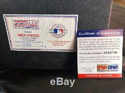 Mike Piazza Dodgers HOF Signed Autographed Statue Figurine #/975 PSA/DNA COA