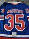 Mike Richter Autographed/signed Jersey Psa/dna Coa New York Rangers