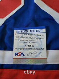 Mike Richter Autographed/Signed Jersey PSA/DNA COA New York Rangers