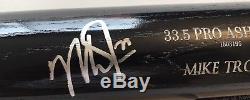 Mike Trout Angels Signed Bat Old Hickory Fullsize Bat Coa Psa/dna