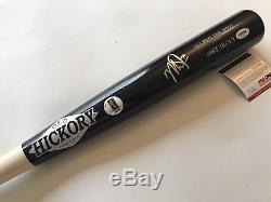 Mike Trout Angels Signed Bat Old Hickory Fullsize Bat Coa Psa/dna