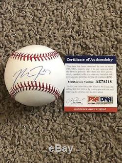 Mike Trout Autographed Signed MLB Baseball PSA/DNA COA Rookie Signature RARE