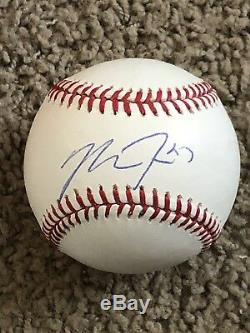 Mike Trout Autographed Signed MLB Baseball PSA/DNA COA Rookie Signature RARE