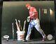 Mike Trout Psa Dna Auto Signed 8x10 Photo Hologram Matching Coa