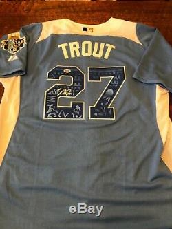 Mike Trout Signed 2012 All Star Jersey PSA DNA Coa Autographed Angels
