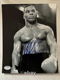 Mike Tyson Signed 8x10 Photo with PSA/DNA COA