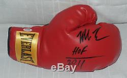 Mike Tyson Signed Auto'd Everlast Boxing Glove Psa/dna Coa Wbc Champ Hof 2011 A