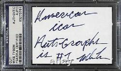 Mike Tyson Signed Card PSA/DNA COA Boxing American Icon Autographs Inscription