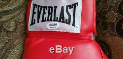 Mike Tyson Signed Everlast Boxing Glove Autographed AUTO PSA/DNA COA HOF