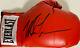Mike Tyson Signed Red Everlast Boxing Glove Right Auto Psa Dna Coa
