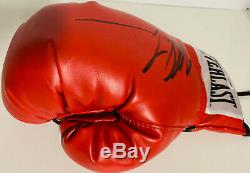 Mike Tyson Signed Red Everlast Boxing Glove Right Auto PSA DNA COA