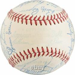 Mint 1948 New York Yankees Team Signed American League Baseball PSA DNA COA