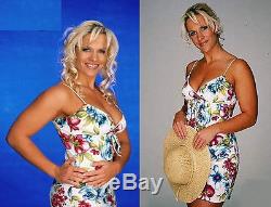 Molly Holly Signed WWE Diva Ring Worn Dress PSA/DNA COA Photo Shoot & 2001 Card