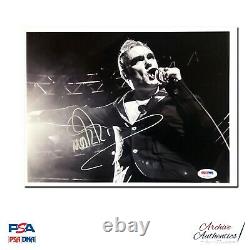 Morrissey THE SMITHS signed 8.5x11 Photo With PSA DNA COA