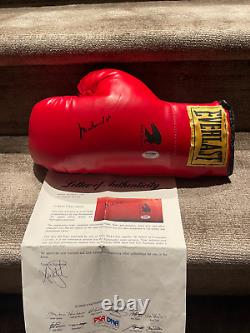 Muhammad Ali Signed Everlast Boxing Glove PSA/DNA COA