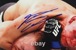 Nate Diaz Signed autograph 11x14 Photo UFC 196 Conor Stockton 209 PSA/DNA COA