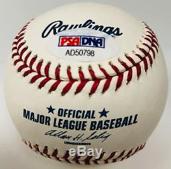 New York Yankees Alex Rodriguez Signed Baseball MLB AROD PSA DNA COA