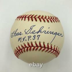 Nice Charlie Gehringer MVP 1937 Signed American League Baseball With PSA DNA COA