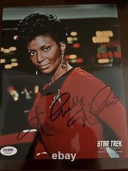 Nichelle Nichols Star Trek Uhura Hand Signed in Person Rare PSA/DNA COA 8x10