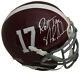 Nick Saban Autographed Alabama Signed Football Mini Helmet Roll Tide Psa Dna Coa