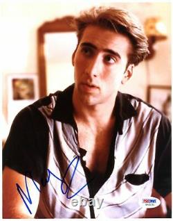 Nicolas Cage Autographed 8x10 Photograph PSA DNA COA