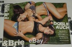 Nikki & Brie The Bella Twins Signed Maxim Magazine en Espanol PSA/DNA COA WWE