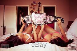 Nikki The Bella Twins Signed WWE Photo Shoot Worn Pink Bra PSA/DNA COA Diva Ring
