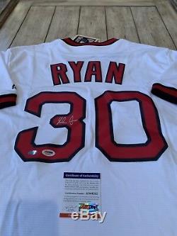 Nolan Ryan Autographed/Signed Jersey PSA/DNA COA Anaheim Angels Los Angeles LA