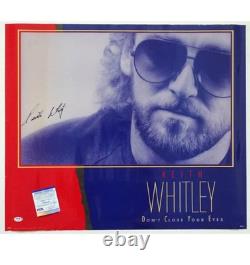ORIGINAL! 1988 RARE KEITH WHITLEY Autograph SIGNED POSTER 27×23 with PSA/DNA COA