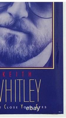 ORIGINAL! 1988 RARE KEITH WHITLEY Autograph SIGNED POSTER 27×23 with PSA/DNA COA