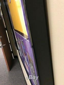 One of a kind item DUAL signed Kobe Bryant shadowbox, Jersey PSA/DNA B12619 COA