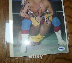 Owen Hart Signed 8x10 Magazine Photo PSA/DNA Gem Mint 10 COA Autographed WWE WWF