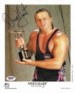 Owen Hart Signed 8x10 Photo PSA/DNA COA Autographed WWF WCW