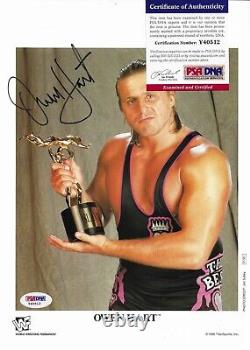 Owen Hart Signed 8x10 Photo PSA/DNA COA Autographed WWF WCW