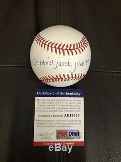 Ozzie Albies Signed Auto Romlb Baseball Full Name Psa Dna Coa Proof Future Mvp