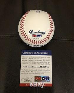 Ozzie Albies Signed Auto Romlb Baseball Full Name Psa Dna Coa Proof Future Mvp