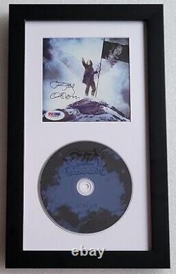 Ozzy Osbourne CD Display Psa Certified Coa Signed Music Band Autographed Psa/dna